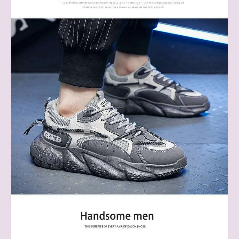 2023Men's Tennis Shoes New Casual Sports Shoes Spring and Autumn Men Breathable Wear-resistant Running Shoes кроссовки мужские