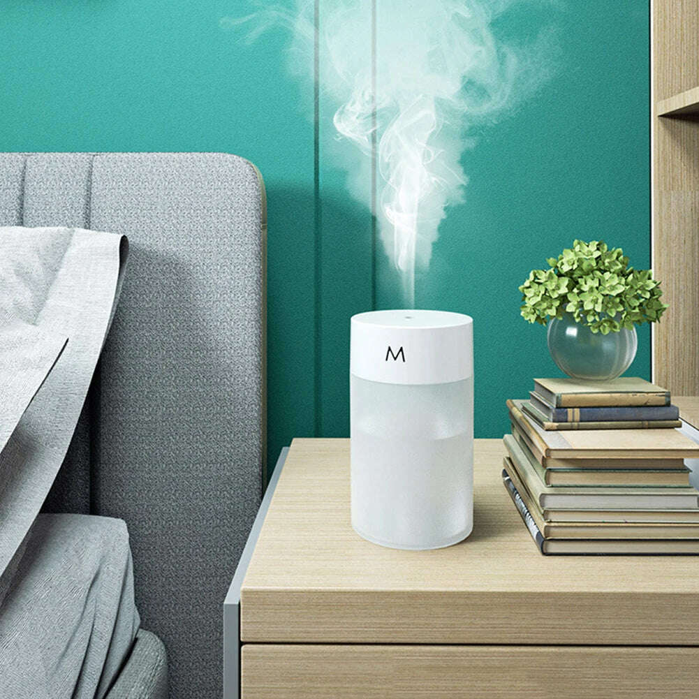 260ML Air Humidifier Ultrasonic Mini Aromatherapy Diffuser Portable Sprayer USB Essential Oil Atomizer LED Lamp for Home Car