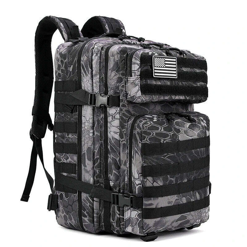 45L Tactical 3P Backpack Bag 30L 3 Days Outdoor Backpack Waterproof Climbing Rucksack Camping Hiking Bag Mochila
