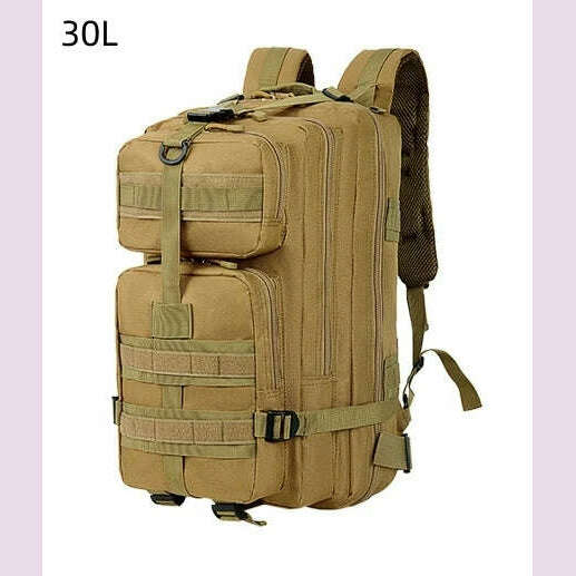 45L Tactical 3P Backpack Bag 30L 3 Days Outdoor Backpack Waterproof Climbing Rucksack Camping Hiking Bag Mochila