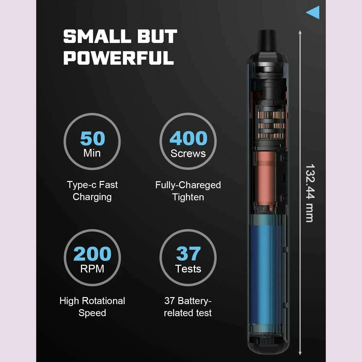 68 in 1 Electric Screwdriver Set 5 Torque Settings Precision Power Tool Magnetic Screw Driver Bits for iPhone Glasses Watch PC