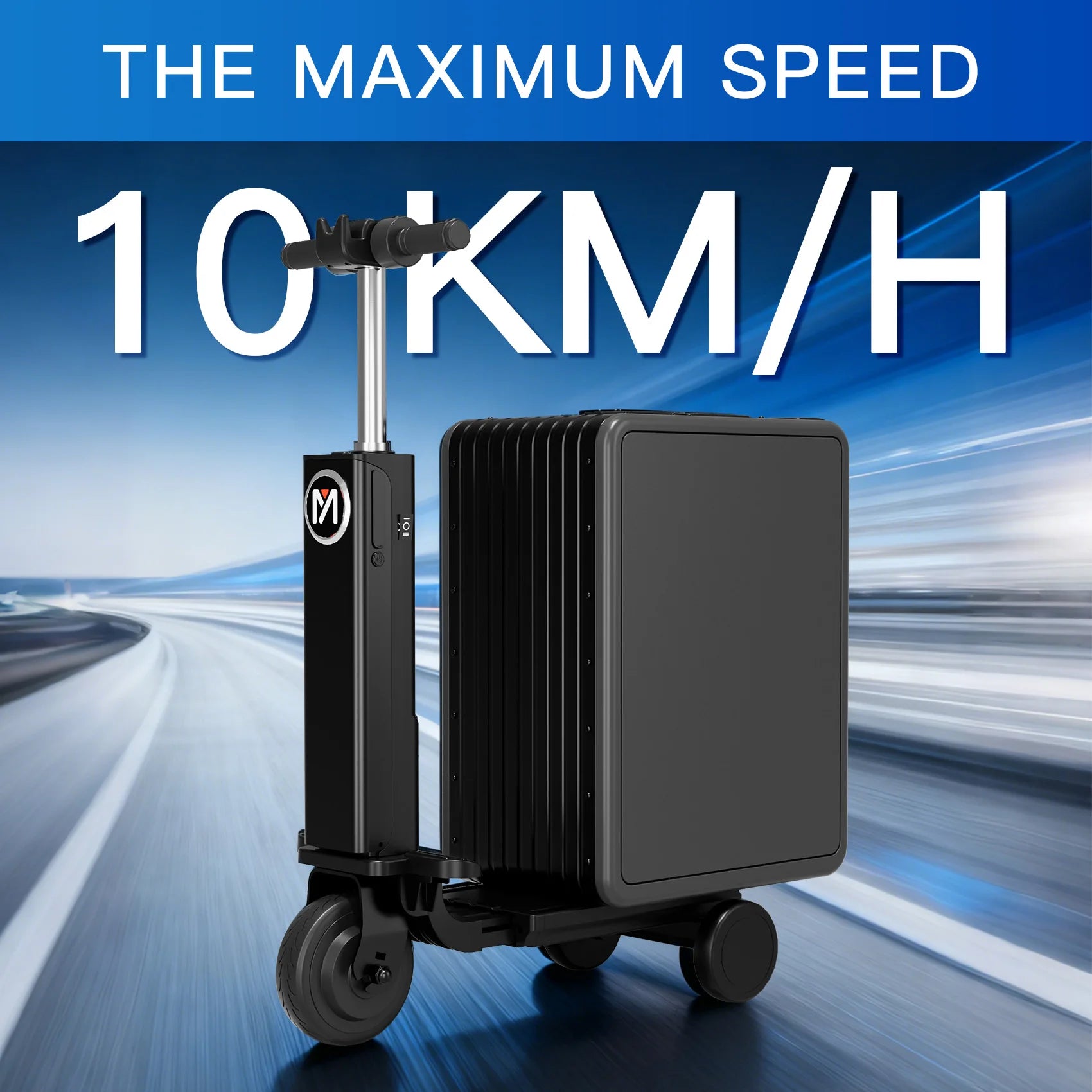 MYBOX 20-inch Aluminum Frame Load-bearing 130KG Intelligent Smart Carry-Ons Luggage Suitcase Large Storage Capacity TSA...