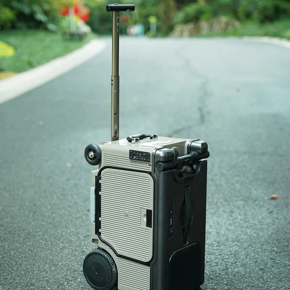 FENGJIU Hot Sell Top Sale We Are Manufacturer Smart Riding Luggage Electronic Suitcase Scooter | Kimlud Luxury Shirt