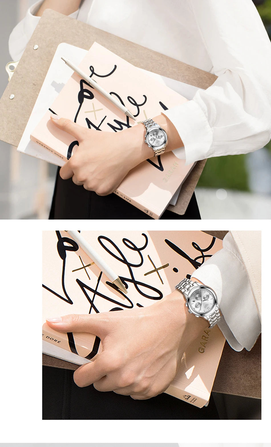 New Fashion Women Watches LIGE Top Brand Ladies Luxury Creative Steel Women Bracelet Watches Female Quartz Waterproof Watch Gift