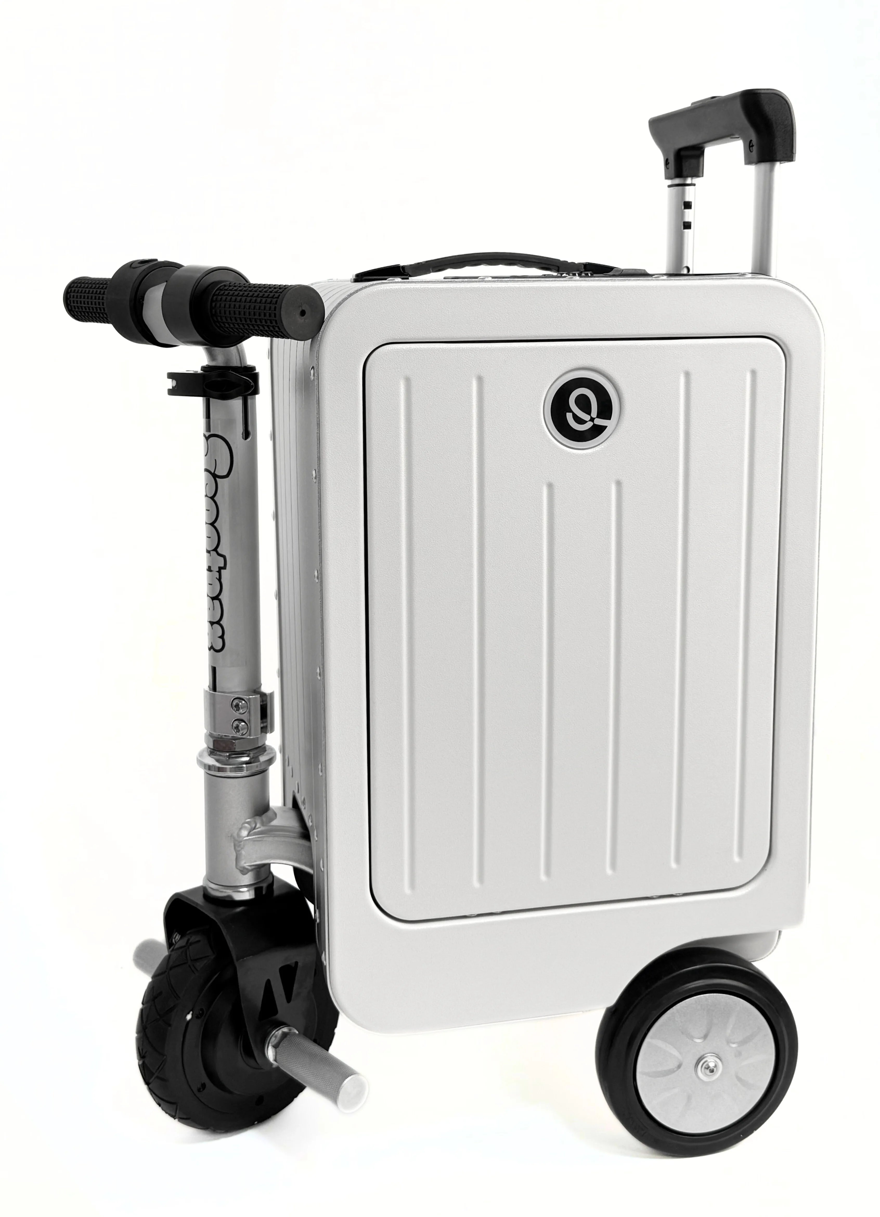 FENGJIU Adult and Children's Skateboard Luggage with Strong Load-bearing Capacity Rechargeable Electric Luggage...