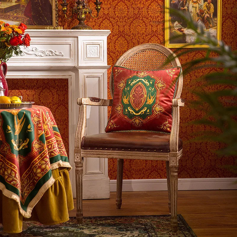 Luxury Europe Velvet Cushion Cover, Vintage Decorative Throw Pillow Covers, Baroque Design, 20x20 Inch, Soft, 2020 New |...