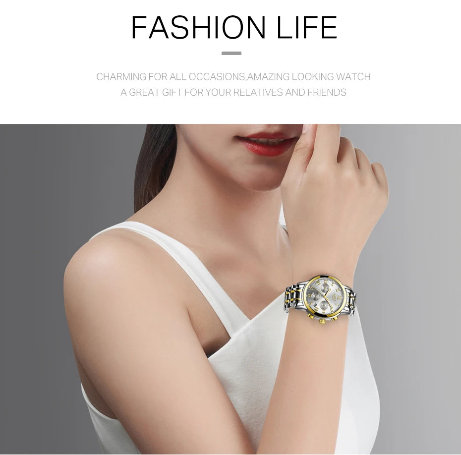 New Fashion Women Watches LIGE Top Brand Ladies Luxury Creative Steel Women Bracelet Watches Female Quartz Waterproof Watch Gift