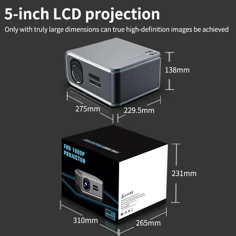 YDH-S11 2025 New Product Hot Sale 1080P Full HD LCD Digital TV Cinema Video Projector Outdoor Conference Smart Projector 4K - Kimlud