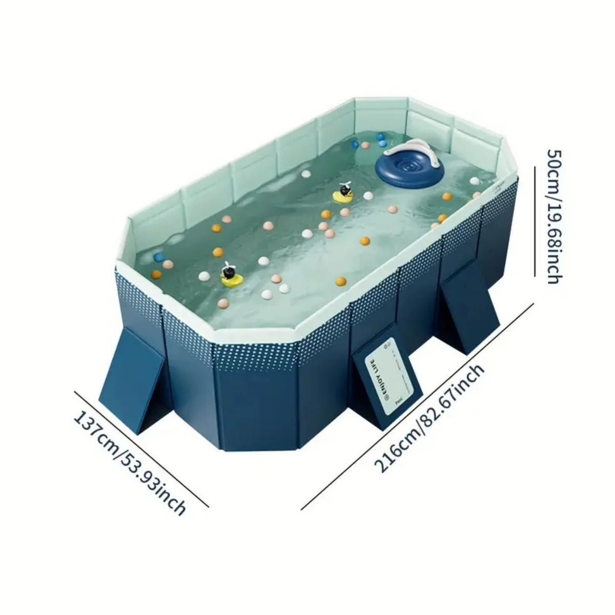 Outdoor Furniture 2.1 Meters Inflatable Pool | Kimlud Outdoor Luxury Table