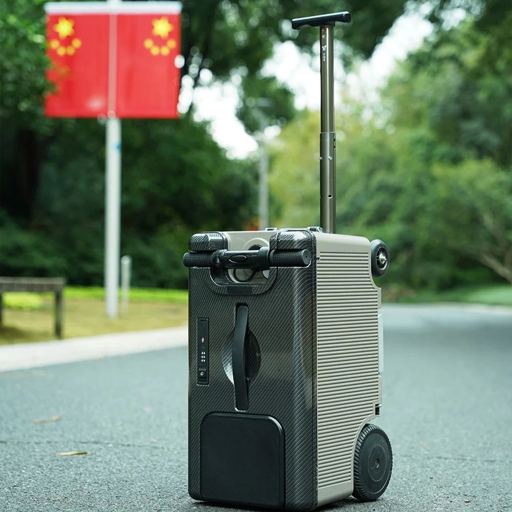 FENGJIU Hot Sell Top Sale We Are Manufacturer Smart Riding Luggage Electronic Suitcase Scooter | Kimlud Luxury Shirt