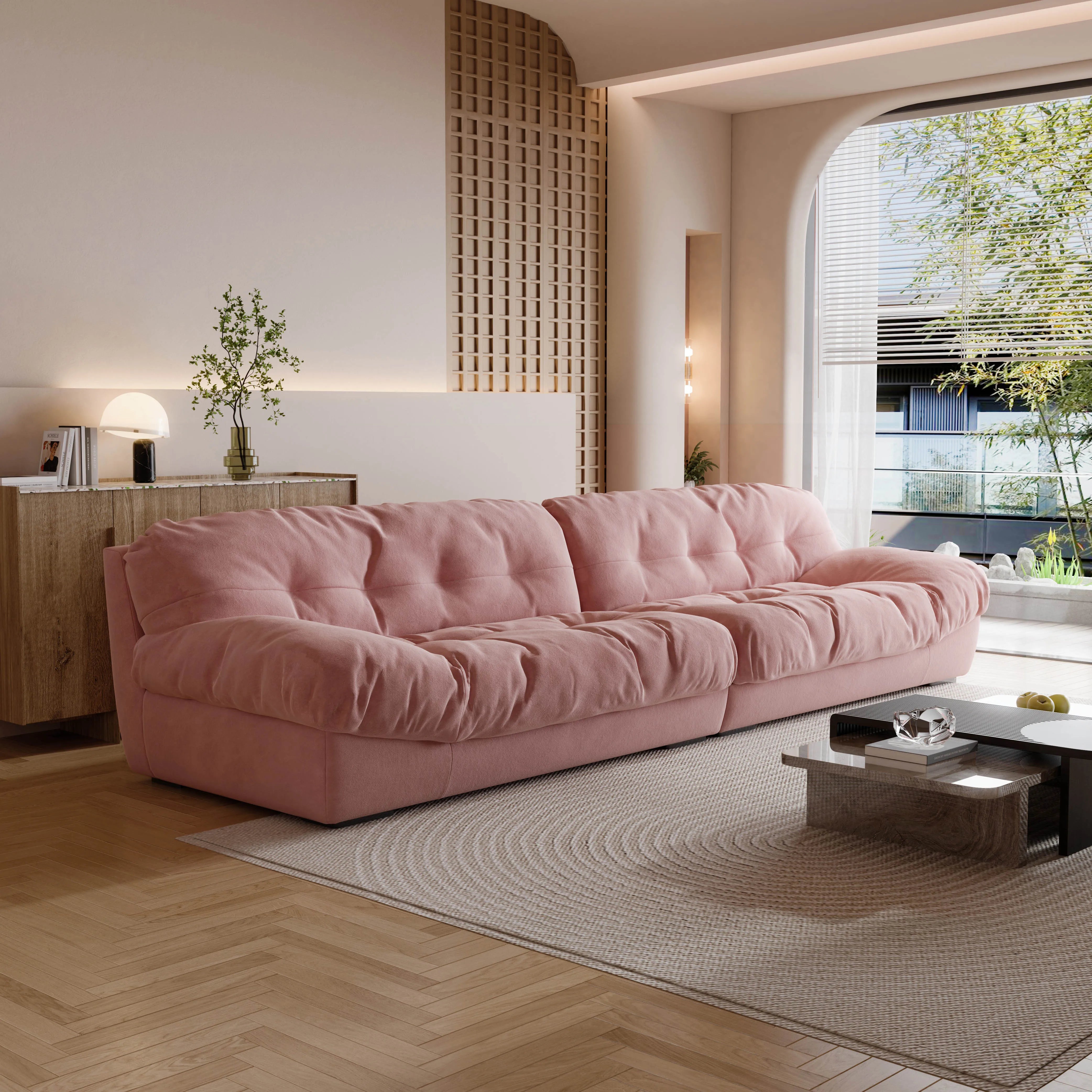 Modern Luxury Furniture for Living Room Optional Fabric Color Support Customized Living Room Sofa Set | Kimlud Office...
