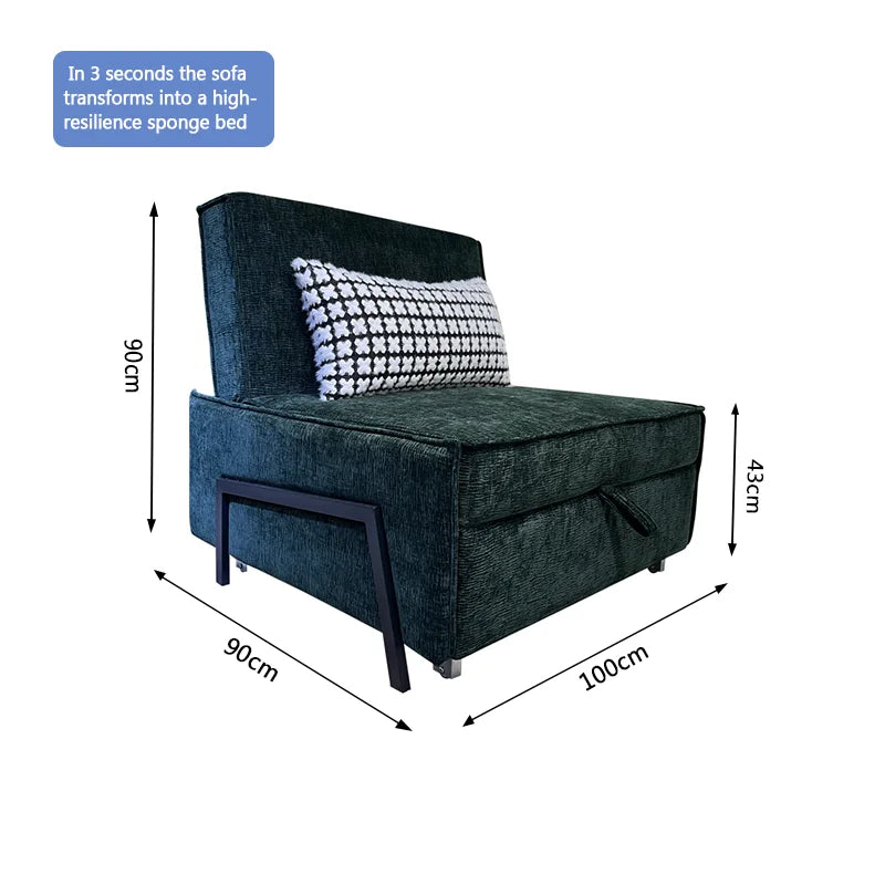 Multifunctional Convertible Sofa Bed for Small Apartments Living Rooms Foldable Modern Design for Foreign Trade - Kimlud