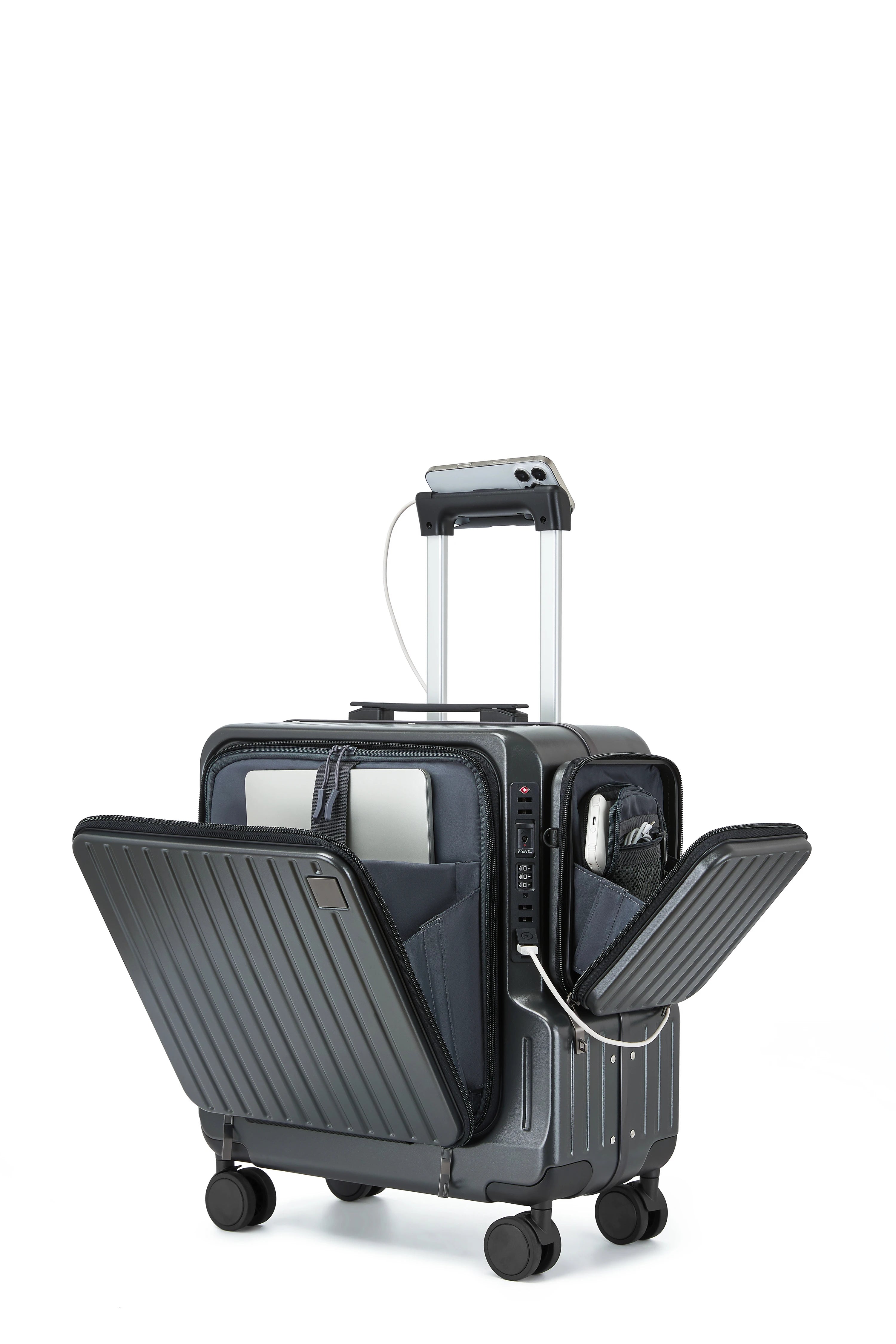 Trending Products 2025 New Arrivals 18inch Fashion Business Trolley Luggage Case Designer Travel Spinner Wheels Carry-On...