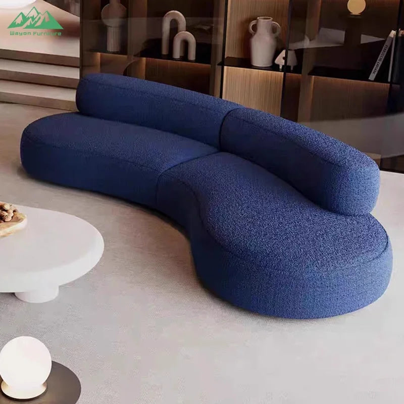 Modern Small Volume High Density Foam Floor Sofa Compressed for Studio Home Furniture | Kimlud Luxury Sofa