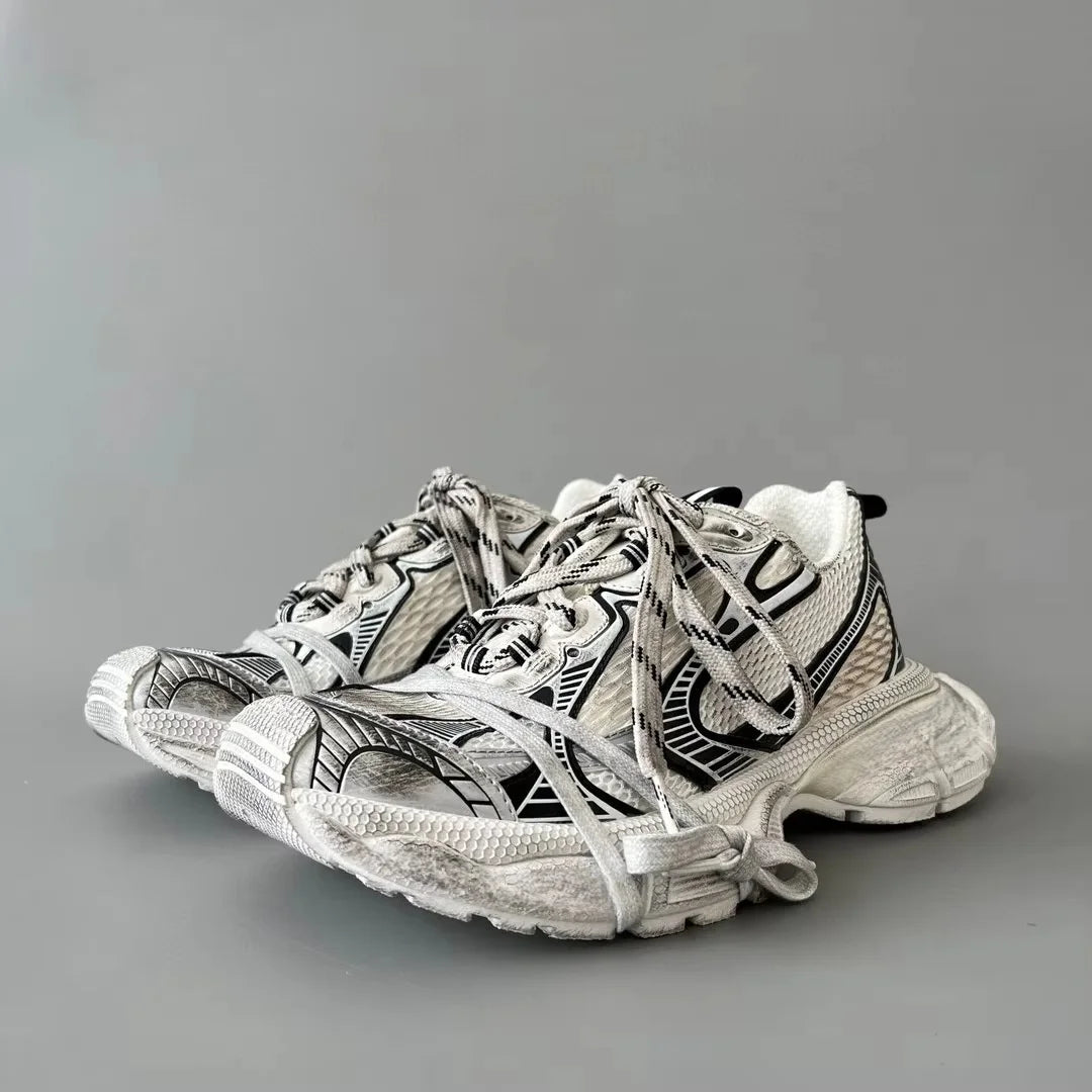 Luxury Designer's New Men's and Women's Matching Casual Walking Shoes in 3XL Series Lightweight Thick Soled sneakers - Kimlud