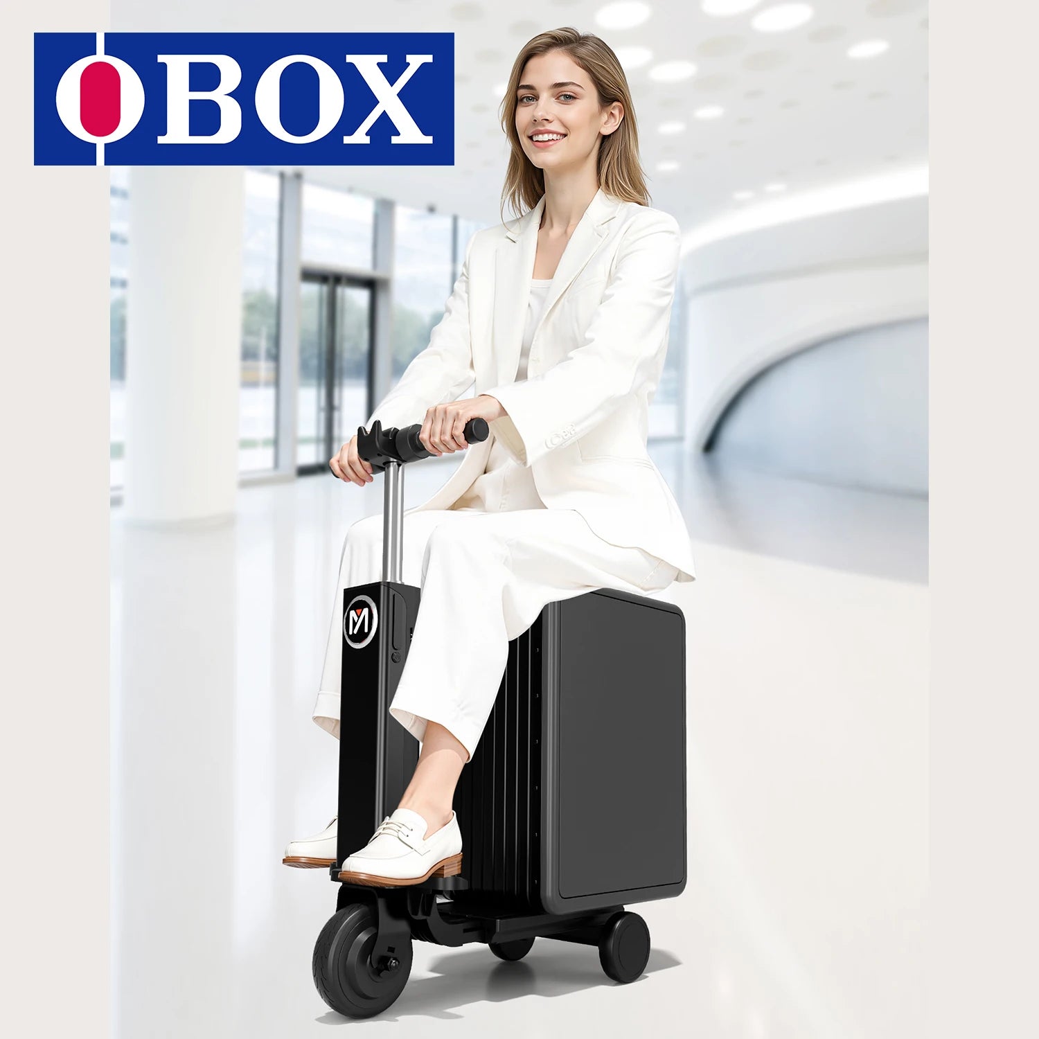 MYBOX 20-inch Aluminum Frame Load-bearing 130KG Intelligent Smart Carry-Ons Luggage Suitcase Large Storage Capacity TSA...