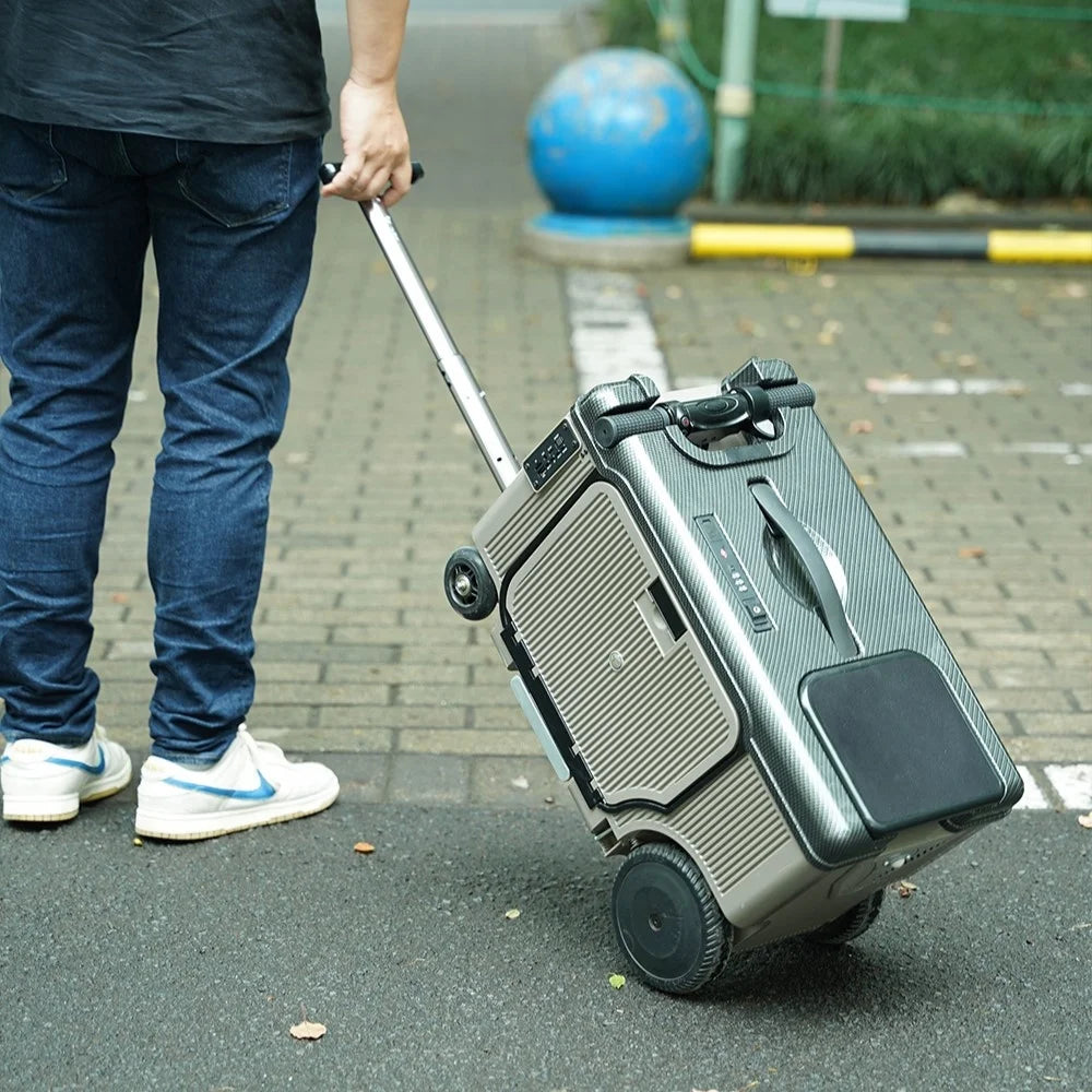 FENGJIU Hot Sell Top Sale We Are Manufacturer Smart Riding Luggage Electronic Suitcase Scooter | Kimlud Luxury Shirt