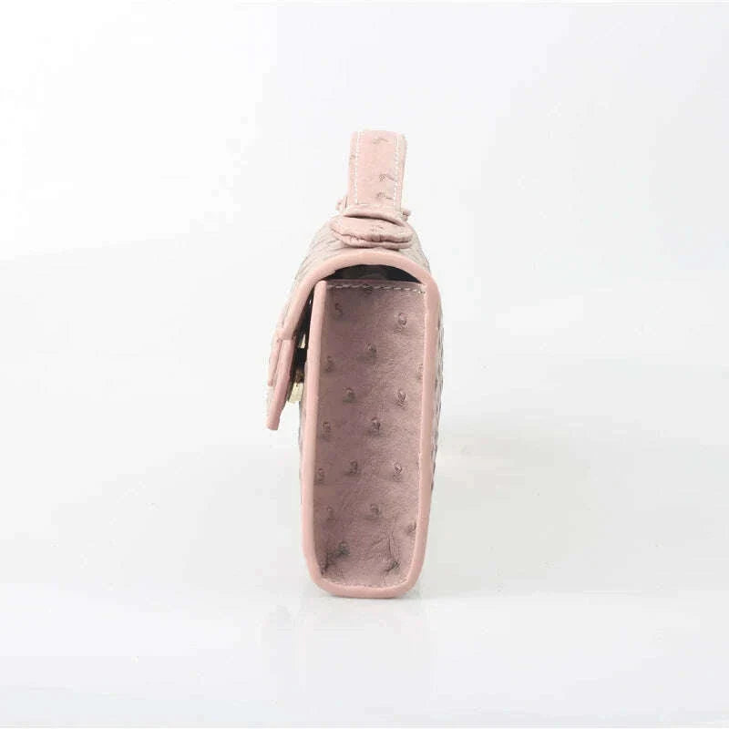 XMESSUN Customized Ostrich Pattern Long Clutch Bag PU Leather Party Tote Bag High Quality Designer Handbags Ins Trendy Bag