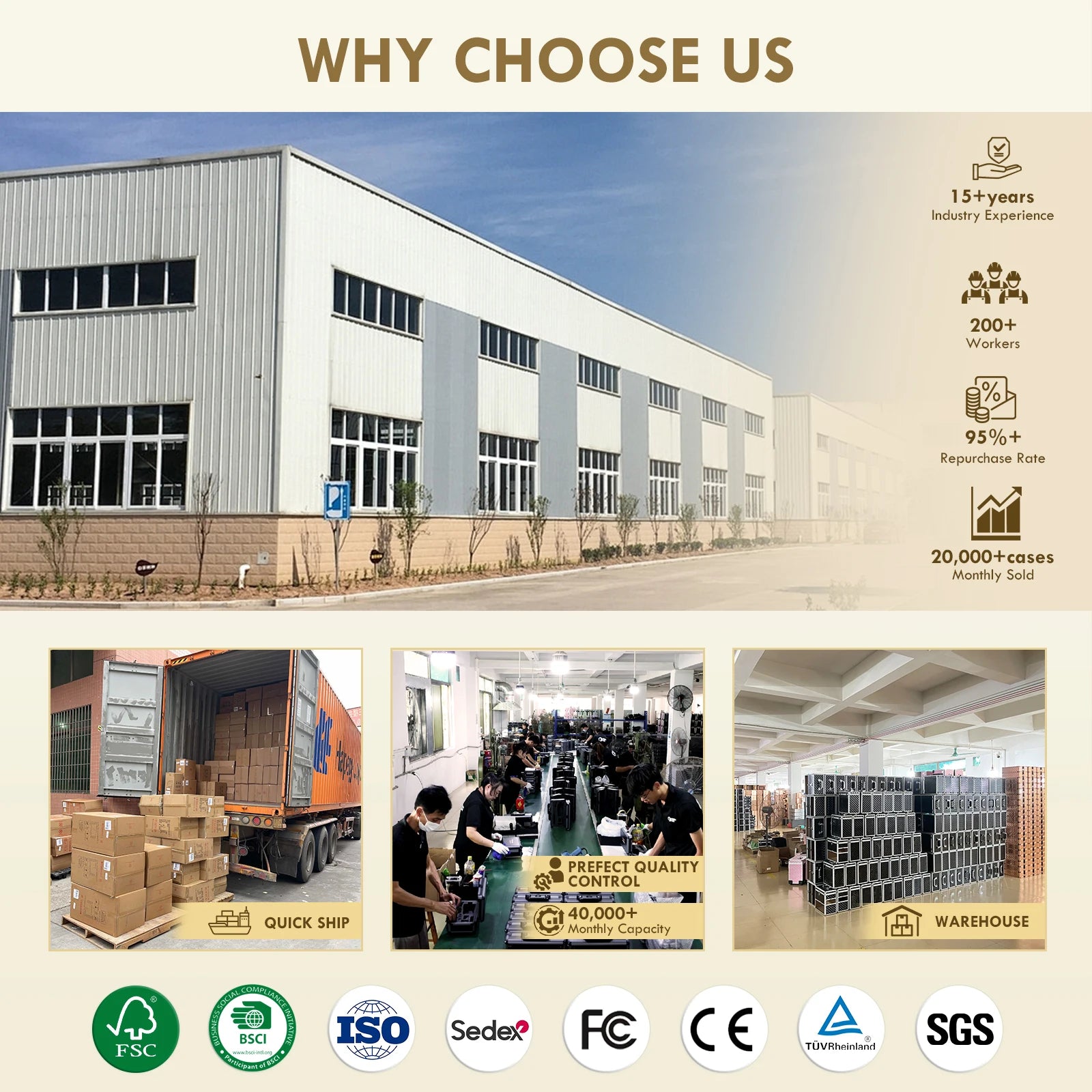 2025 Portable Makeup Case with Large Capacity Drawer Open Closure Train Case Trolley Organizer for Beauty Professionals