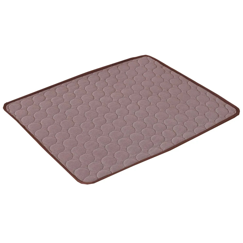 Dog Mat Cooling Summer Pad Mat For Dogs Cat Blanket Sofa Breathable Pet Dog Bed Summer Washable For Small Medium Large Dogs Car