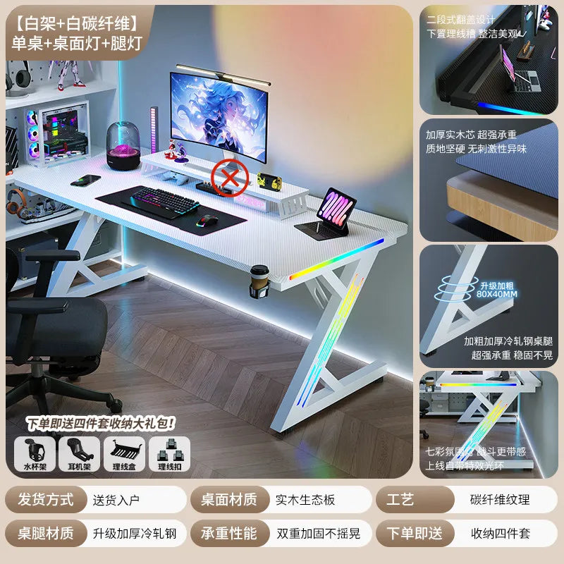Bedroom Gaming Table Living Room Study Standing Reading Shelves Students Coffee Computer Desks Storage Bureau Home Furniture - Kimlud