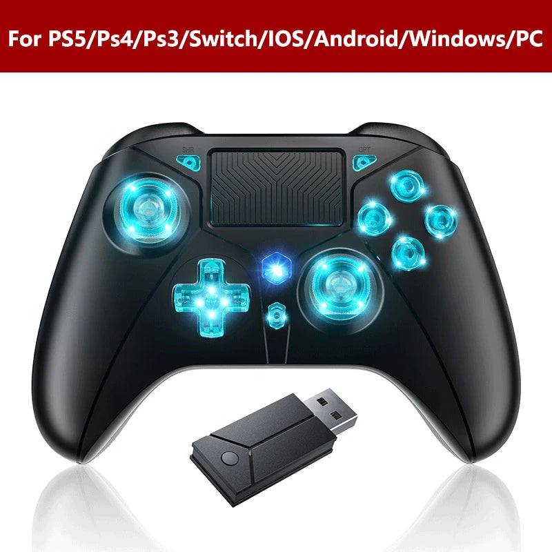 Wireless Controller For PS5 Console Supports BLACK MYTH WUKONG W/ Turbo Dual Vibration For Steam/PC Game Control Accessories