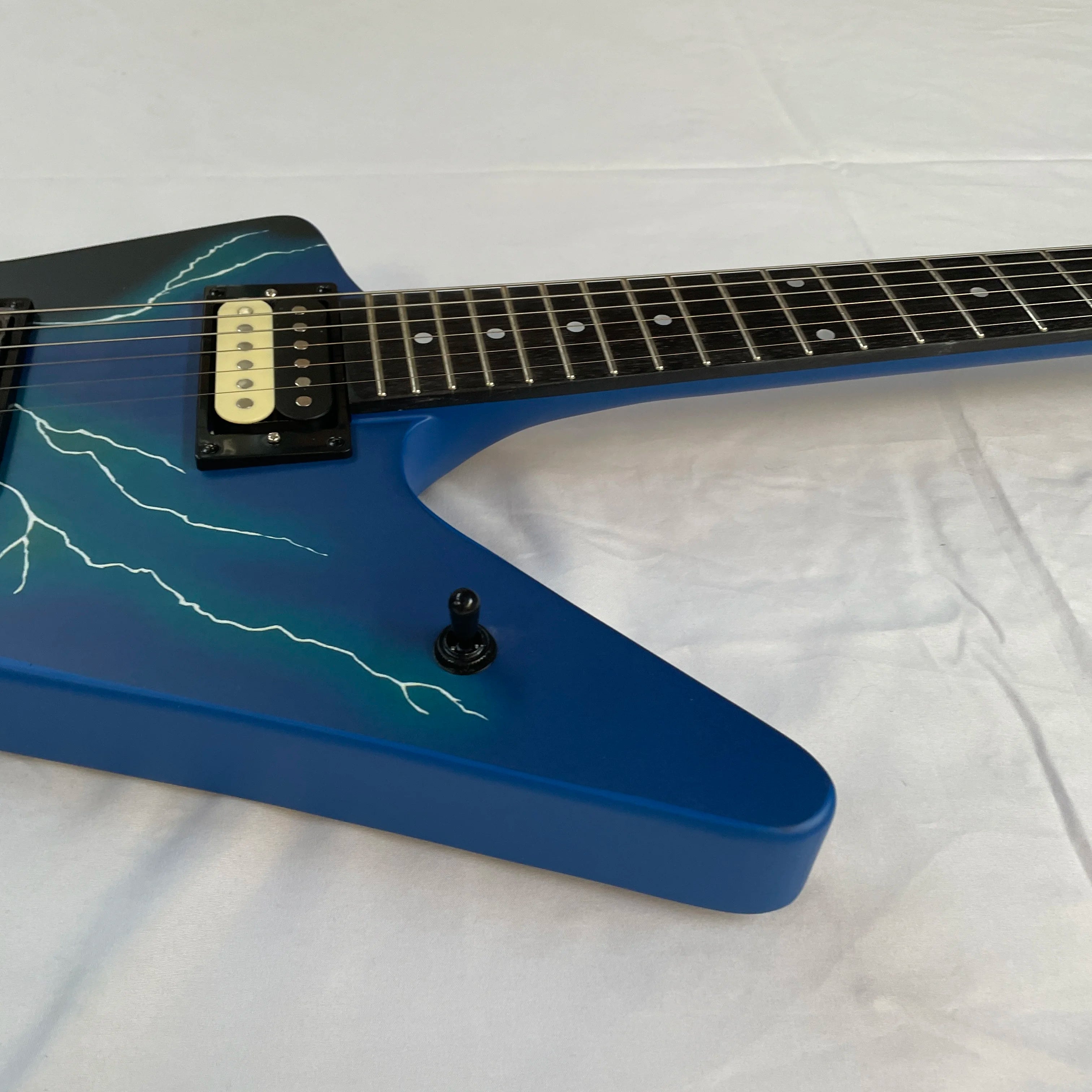 DEEP Blue lighting Guitar Custom Electric Guitar dimebag Fast Free Ship In Stock | Kimlud Luxury Lamp