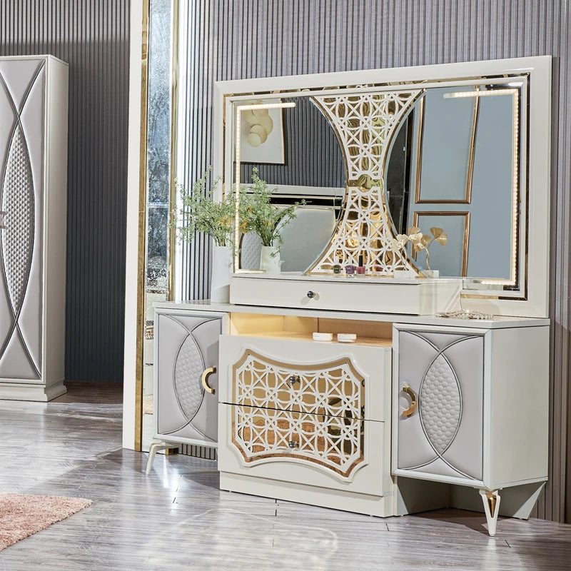 A Modern Leather Smart Bed with Massage Multi Function Bedroom Furniture Wooden Single Bed with Drawer