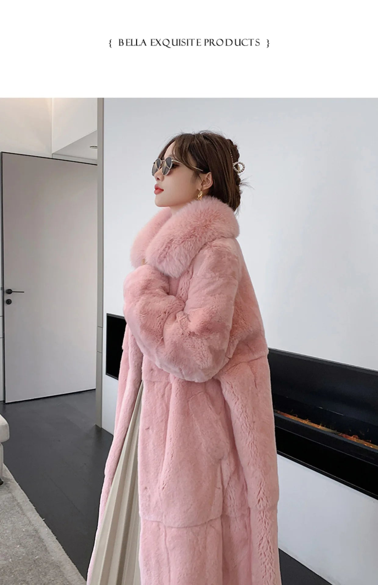 5XL Oversized Autumn Winter Faux Fur Coat Women Loose Long Plush Jackets Thick Warm OverCoat Female Large Fur Collar Parka 2023