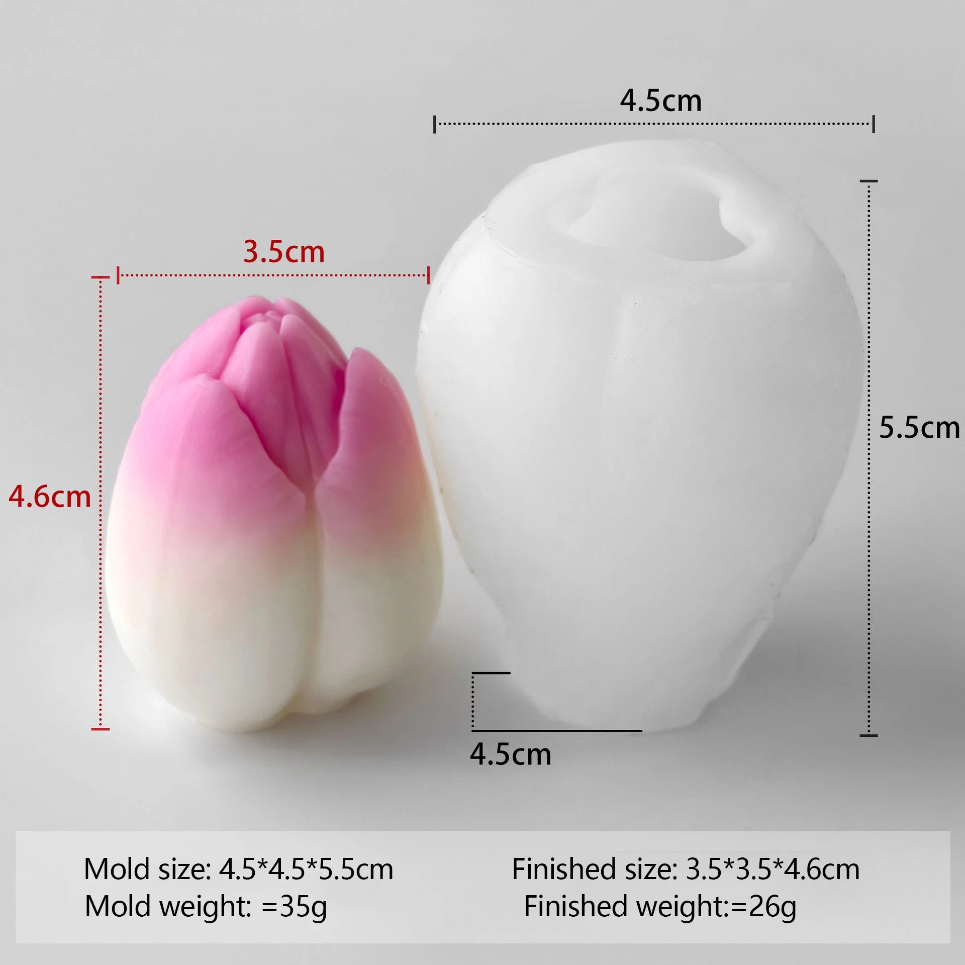 Budding Open Flowers Silicone Candle Mold Mini Flower Soap Gypsum Crafts Resin Mould DIY Chocolate Ice Cake Baking Molds