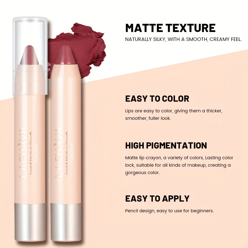 Waterproof Matte Lipstick Pen - Non-Stick, Smudge-Proof, Ideal for All Skin Types, Lipsticks Waterproof Long Lasting