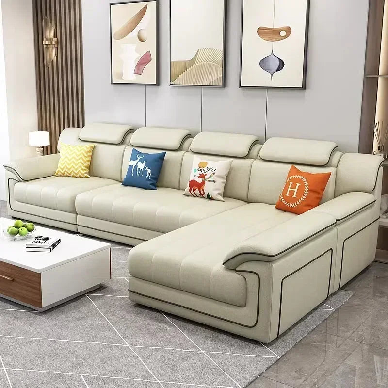 Wood Beige European Sofas Filler Armrest Design Nordic Recliner Lazy Sofas Salon Luxury Modern Divano 2 Posti Unique...