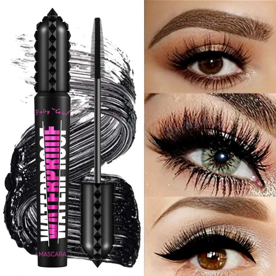 Black waterproof Mascara for all Lengthening make up products Eyelash Extension Eye Lashes mascara 4d effect Korean cosmetics