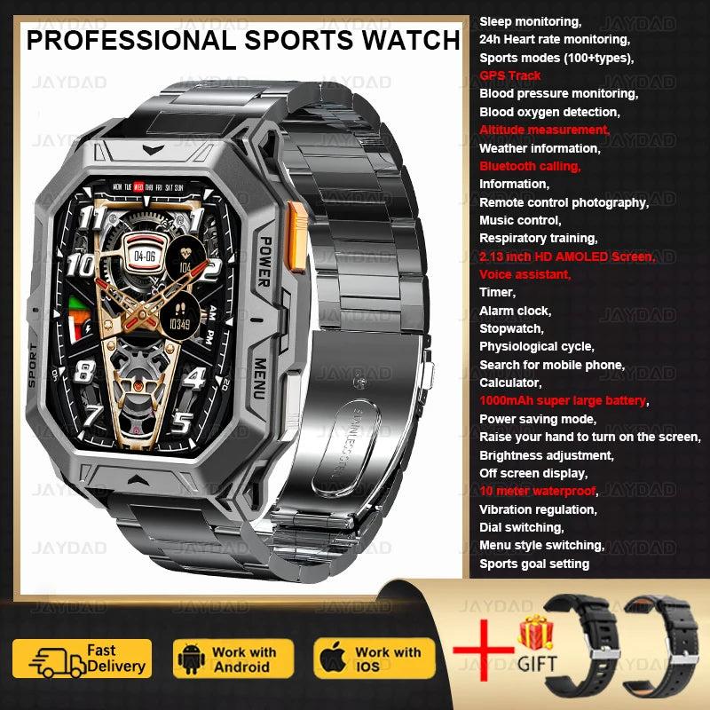 2025 New For Huawei Original Premium GPS Smart Watch Men Ultra HD Screen 1000MAH Battery BT Call 10ATM Waterproof Smart Bracelet