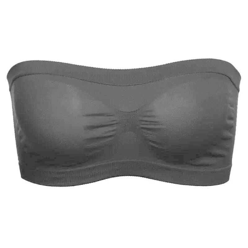 Women Sexy Lingerie Lace Seamless Tube Top Breathable Strapless Bandeau Bra Underwear Without Pad Sleep Underwear Sports Bra