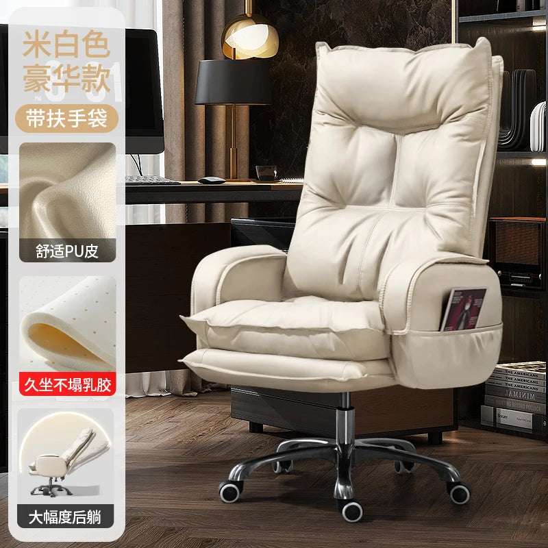 Ergonomic Computer Office Chair Gaming Recliner Swivel Study Office Chair Accent Armchair Comfy Silla De Oficina Salon Furniture - Kimlud