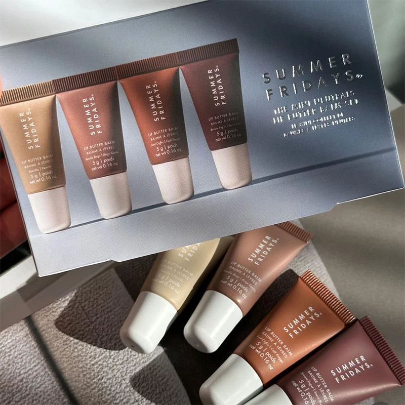 Summer Fridays Lip Balm Moisturizing Mirror Lip Gloss Lip Vanilla Pink Sugar Coffee Cake Smell Lipstick Transparent Oil Makeup