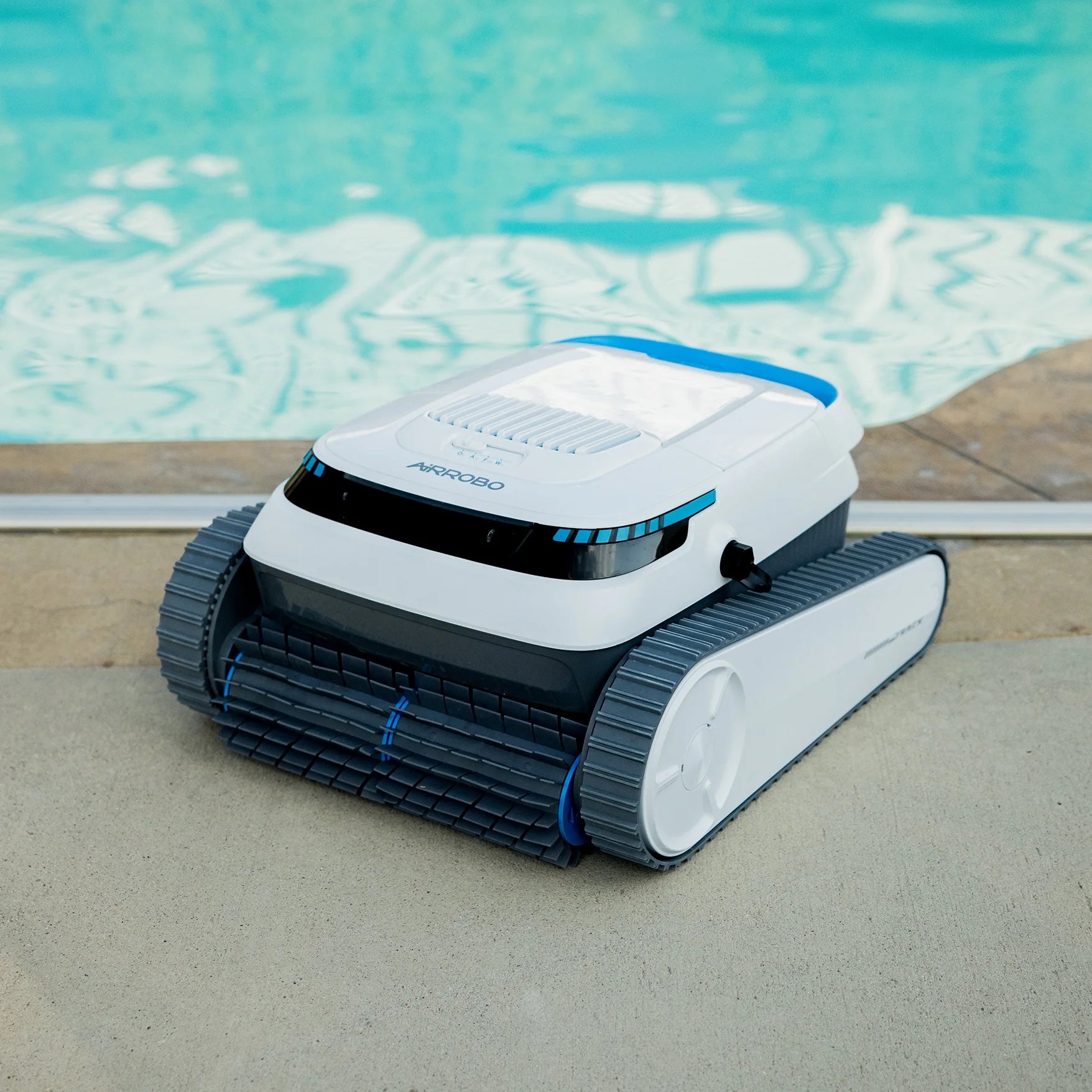 Airrobo Robot swimming pool cleaner wall and waterline cleaning 1076.39 sq ft intelligent route planning
