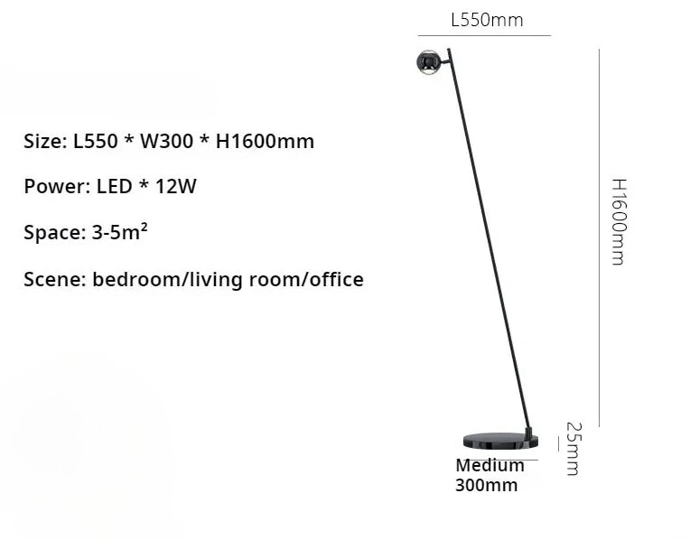 Hot Selling Wind Living Room Sofa Next To The Floor Light Modern Simple Sense Can Rotate The Hand Sensing Bedroom Floor Lamp - Kimlud