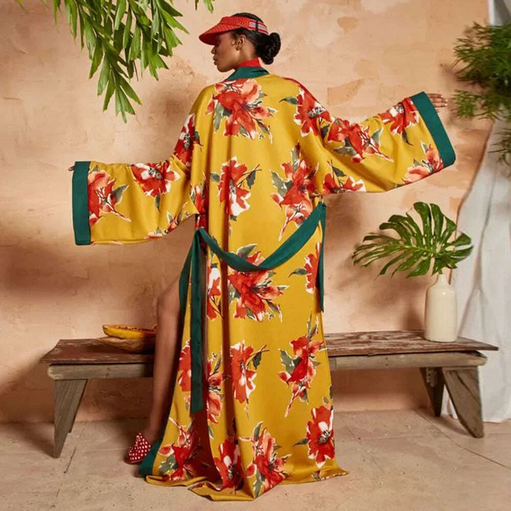 Japanese Kimono Traditional Woman Long Kimono Cardigan Cosplay Cardigan Blouse Shirt Yukata Female Japanese Dress Haori Geisha