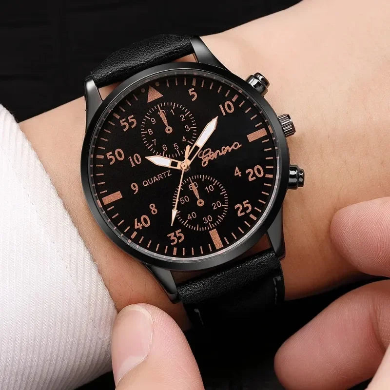 Top Brand Luxury Men's Watch Fashion Watch For Men Watch Sport Watches Leather Casual Wristwatch Reloj Hombre erkek kol saati