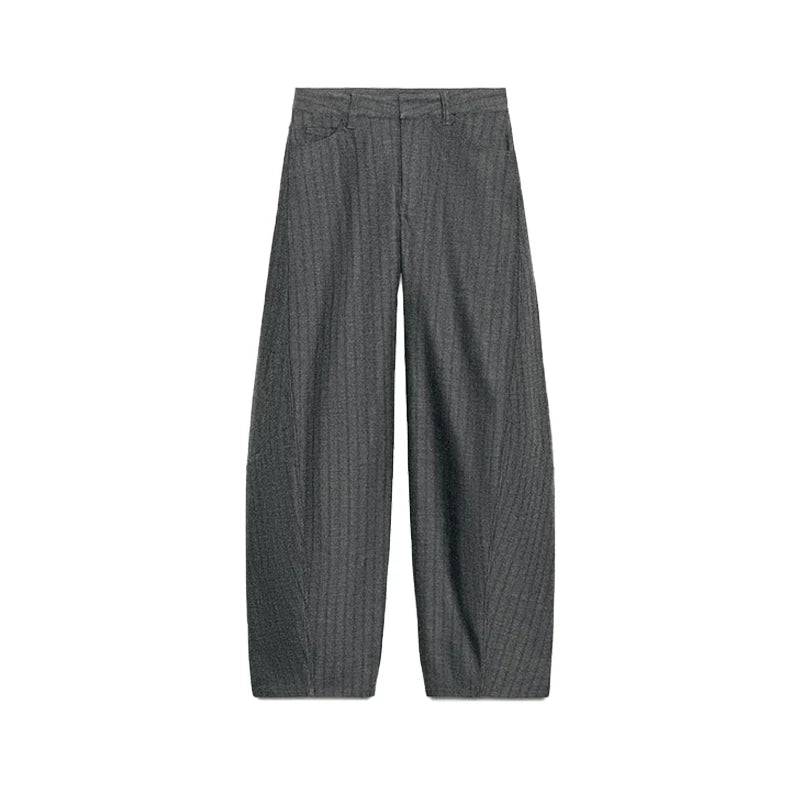 Elegant Blazer Pants Set Women Solid V-neck Long Sleeve Button Coat Wide Leg Trousers 2025 Autumn Fashion Office Lady Outfits