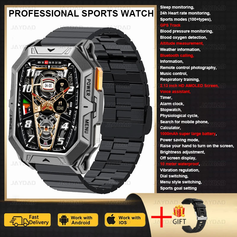 2025 New For Huawei Original Premium GPS Smart Watch Men Ultra HD Screen 1000MAH Battery BT Call 10ATM Waterproof Smart Bracelet