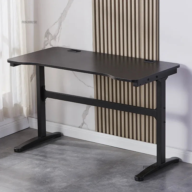 Carbon Fiber Computer Desks Desktop Home Gaming Desk Simple K-shaped Workbench Dormitory Student Study Desks Office Furniture A - Kimlud