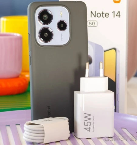 Global version Xiaomi Redmi Note 14 5G Smartphone 108MP AI camera NFC Dimensity 7025-Ultra 6.67" 120Hz AMOLED display IP64 - Kimlud