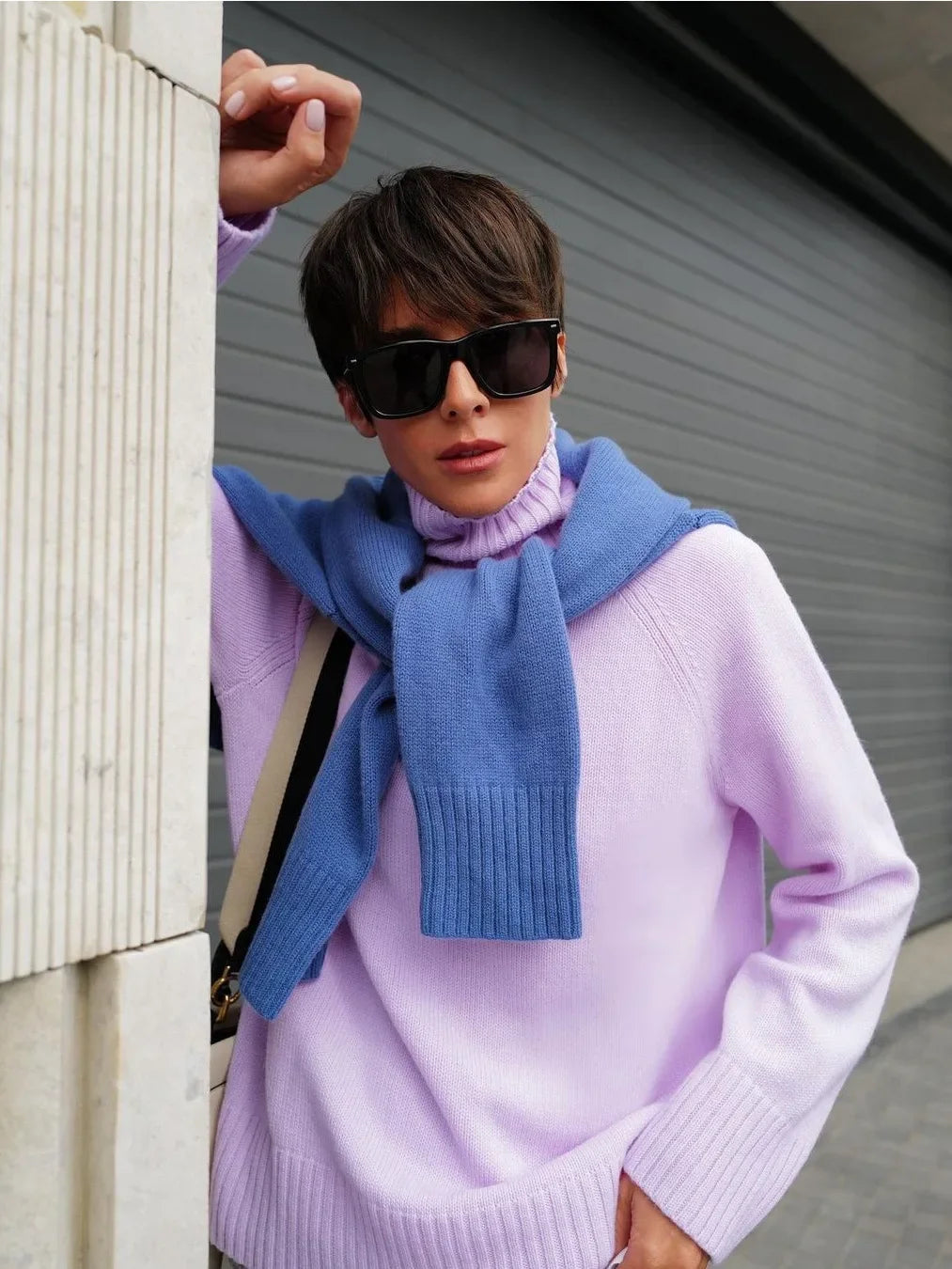 Blubelle Women Turtleneck Sweater Autumn Thick Warm Pullover Tops NEW Winter Oversized Casual Loose Knitted Jumper Female pull