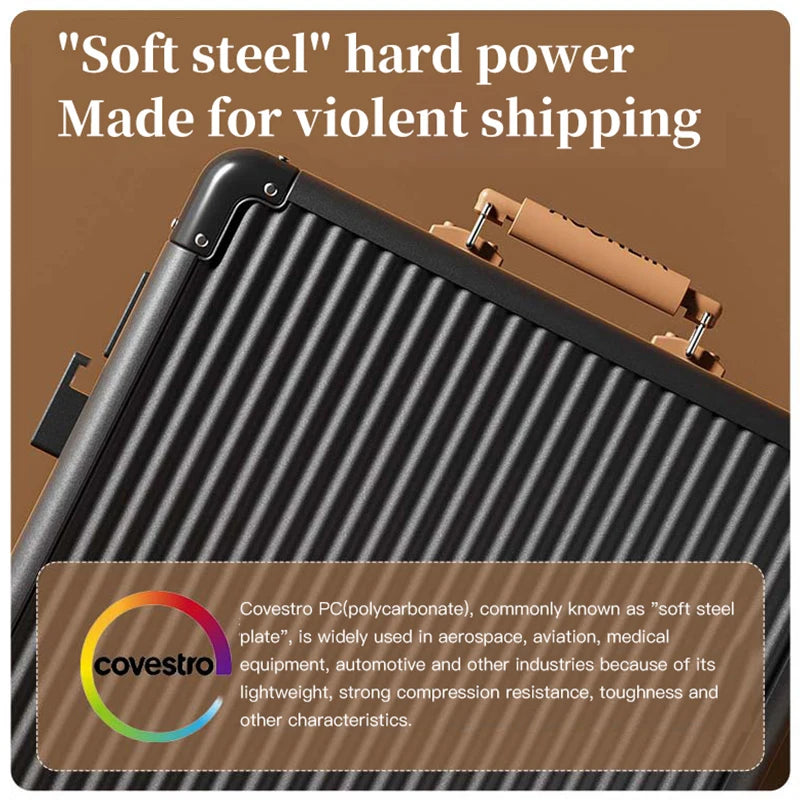 Wide pull rod high-quality luggage. It has a high appearance level and is a new style in 2024. It is suitable for both girls and