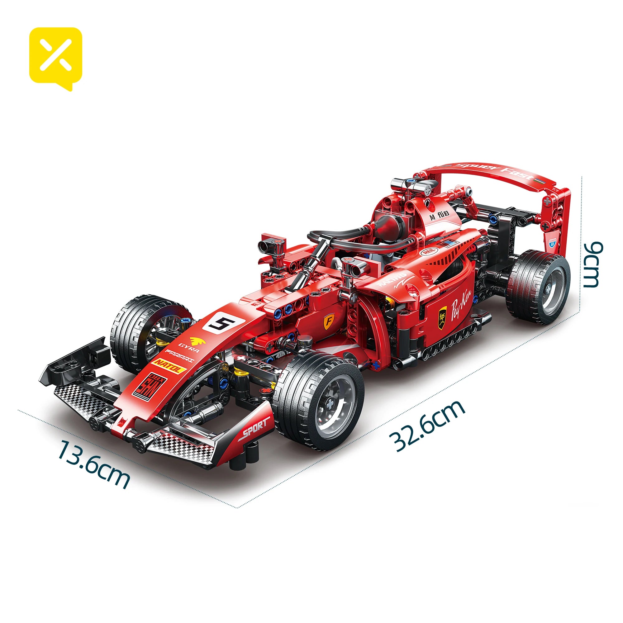 455PCS F1 RC Race Cars Sets MOC Remote Building Blocks Control Car DIY Kits Building Toys for Kids Christmas Halloween Gifts