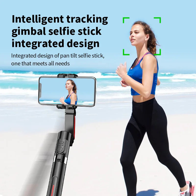 MEUYAG intelligence face tracking Stabilizer 360 Auto Rotation Follow Gimbal with Remote Selfie stick tripod for iPhone Android