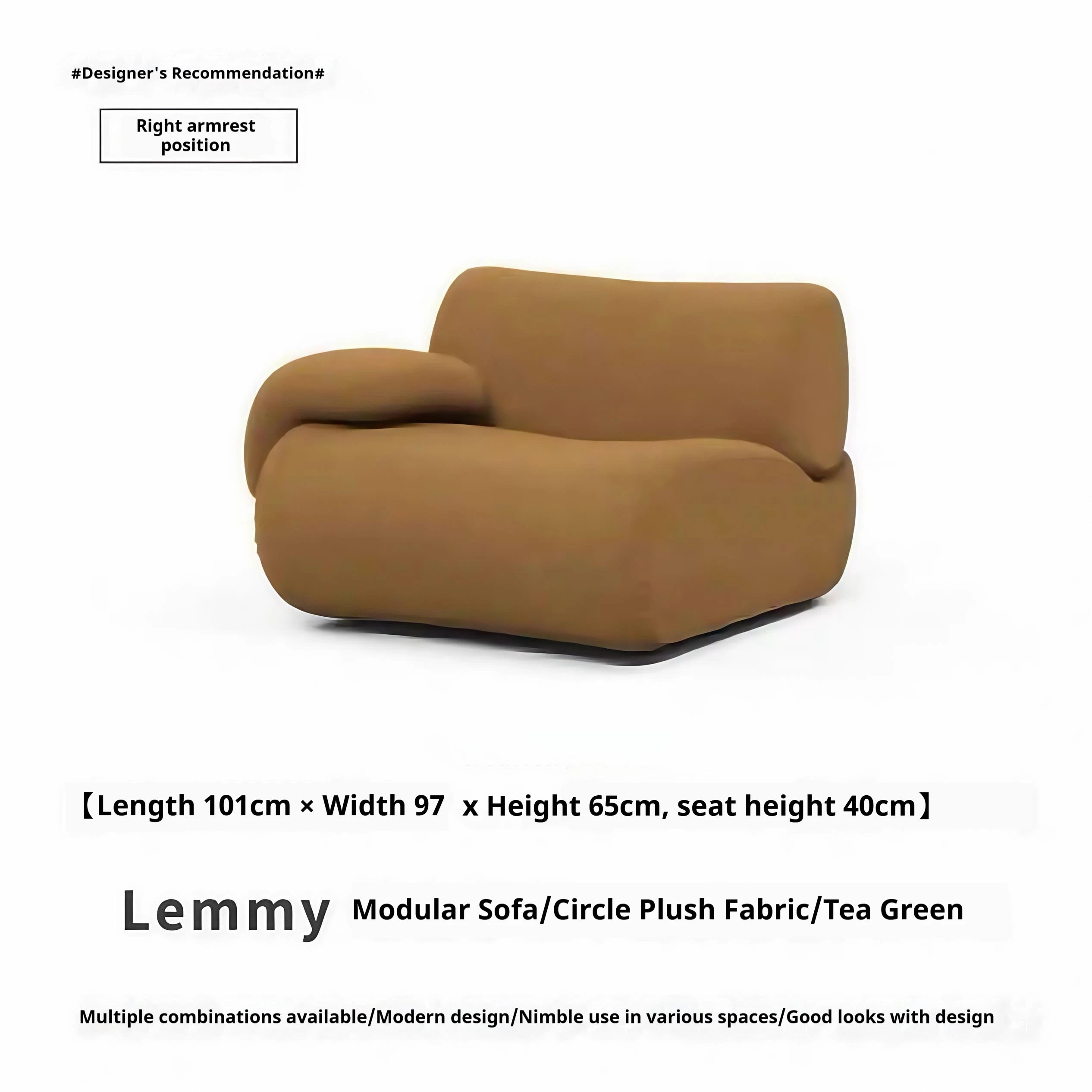 Vacuum-Compressed Modular Sofa, Wabi-Sabi Sherpa Fabric Sectional with High-Elastic Foam, Cream Mid-Century Style, Space...